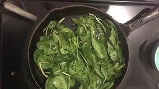 Common Roots FTS Wilted Spinach Recipe [upl. by Nauqes]