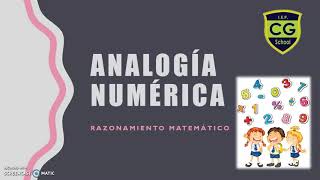 ANALOGÍA NUMÉRICA  2DO GRADO DE PRIMARIA [upl. by Kam36]