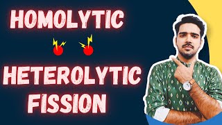 Homolytic and Heterolytic Fission  organicchemistry hsc jee neet mhtcet TCGrahulpandey49 [upl. by Silvie]