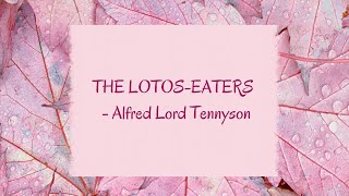 The Lotoseaters by Alfred Lord Tennyson partIstanzawise summaryIn Tamil [upl. by Aniham401]