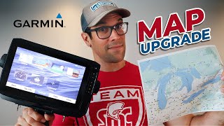 How to Update and Install Maps on the Garmin Echomap Plus UHD and CHIRP Units with Garmin Express [upl. by Haron]