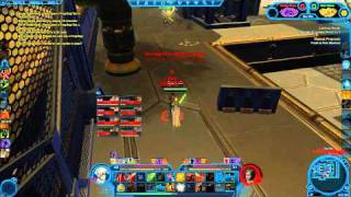 SWTOR PvP  Level 40 Scrapper Scoundrel in a game of Huttball  no music [upl. by Aluk]