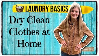 🧥How to Dry Clean at Home  Laundry Tips  Homemaking  Save Money [upl. by Claman]