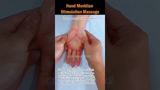 Hand Meridian Stimulation Massage handmassage handcare naturaltherapy reflexology massage [upl. by Lamberto]