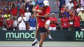 Match Point Alejandro Tabilo vs Juan Pablo Varillas  Copa Davis Chile vs Perú 2024 [upl. by Greenfield22]