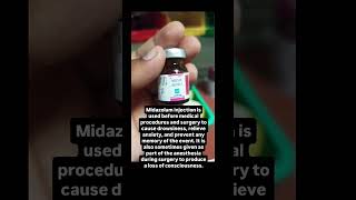 Midazolam injection uses  anesthesia [upl. by Iknarf]