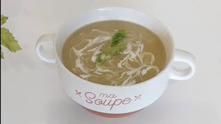 soupe froide ou chaude aux fenouil et lait de coco un vrai délice 👌❤️ pour la perte de poids👌 [upl. by Nekcarb999]