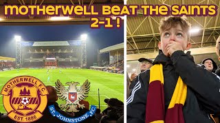 💥 MOTHERWELL BEAT ST JOHNSTONE AT FIR PARK  21 [upl. by Aihseken]