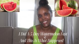 5 Day Watermelon Fast  Results [upl. by Keefe]