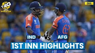 IND Vs AFG Highlights 1st Innings Afghanistan Need 182 Runs Against India I T20 WC 2024 [upl. by Raynold901]