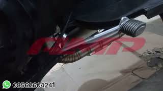 Cek sound knalpot vespa model bigbox stainless original AMP Racing [upl. by Atalanta]