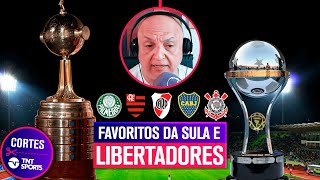 QUEM VAI GANHAR A LIBERTADORES E A SULAMERICANA ANDRÉ HENNING LISTOU 5 FAVORITOS PARA CADA [upl. by Cord238]