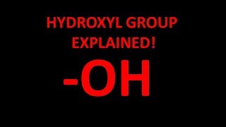 Hydroxyl functional group explained [upl. by Dnomde289]