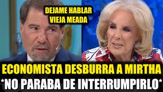 ECONOMISTA ULTRA LIBERTARIO DESBURRÓ A MIRTHA LEGRAND [upl. by Hannis]