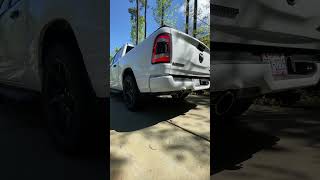 2023 Ram 1500 Resonator Delete Stock Muffler exhaust hemi ram [upl. by Simon]