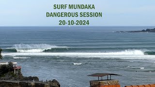 SURF MUNDAKA DANGEROUS SESSION 20 10 2024 [upl. by Lednem]