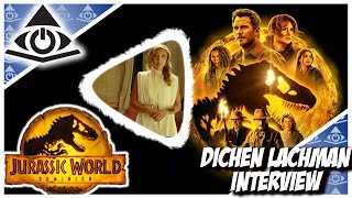 Dichen Lachman Jurassic World Dominion  Exclusive Interview [upl. by Terriss]