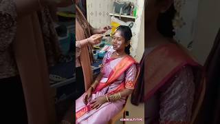 Intha Bride Yedukumey okvey Solala🥲shorts youtubeshorts bridalvlog minivlog makeup shortsfeed [upl. by Dick]