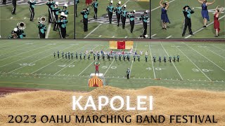 THE GREATEST SHOWMAN  2023 Kapolei HS quotHurricanequot Marching Band  2023 Oahu Marching Band Festival [upl. by Ainollopa]