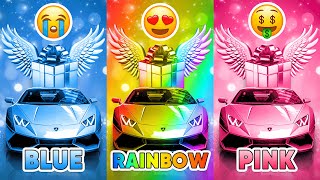 Choose Your Gift Blue Rainbow or Pink 💙🌈💗 How Lucky Are You 😱 Quiz Shiba [upl. by Retsof]