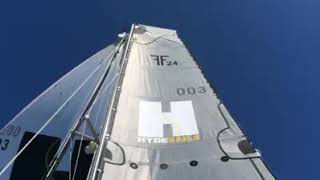 Corsair F24 Mk1 Trimaran  outside Golden Gate  2018 Potter Messabout [upl. by Reffinej]