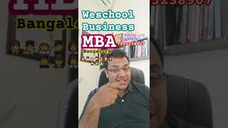 Weschool Bangalore businessschool cmatexampreparation cmat [upl. by Nyrahs]