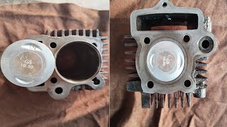 Boring Motorcycle Engine Cylinder And Honing Process  PakhtoonEngineer [upl. by Becky]