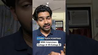 Comparing two MBA colleges  MBA Interview questions✨  Useful Trick mba career iim spjimr cat [upl. by Armahs]