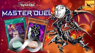 AMAZING RedEyes Flare Metal Dragon INFINTE Loop In YuGiOh Master Duel [upl. by Spatz]