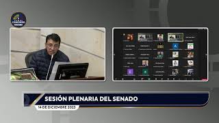 Plenaria de Senado Diciembre 14 de 2023 [upl. by Anyale]