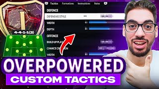 INSANE AI MOVEMENT 200 META 44112 FORMATION amp CUSTOM TACTICS  FC 24 ULTIMATE TEAM [upl. by Ecneret514]