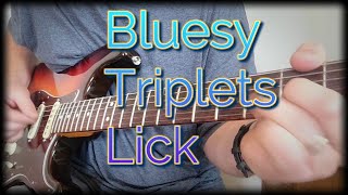 Bluesy Triplets Lick [upl. by Edahc]