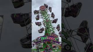 Zipper Carnival Ride 2022 at Frazier Shows Window Rock AZ [upl. by Yltsew]