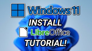 How to Download amp Install LibreOffice in Windows 11 [upl. by Shornick]