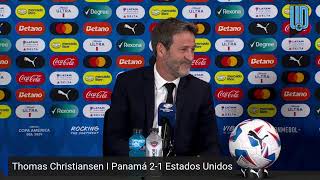 Thomas Christiansen I Panamá 21 Estados Unidos I Conferencia I Copa América [upl. by Olivette]