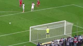 Thomas Müller Elfer Penalty zum 10 vs Stuttgart in DFB Pokalfinale am 162013 in Berlin LIVE [upl. by Trueman]