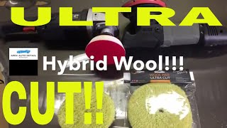 Ultra Cut Hybrid Wool Pads For Rotary And Dual Action Polishers HoneyCOMBINATION [upl. by Leaper]