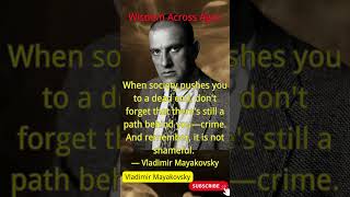 Wisdom Across AgesVladimir Mayakovsky motivation ancientwisdomformodernlife quotes [upl. by Eenahpets372]