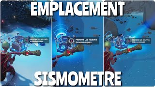 quotOBTENIR DES RELEVES DE SISMOMETRES EN UNE SEULE PARTIEquot QUETES DE SAISON FORTNITE [upl. by Haynes]