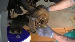 How to Replace the Front Brake pads on a Nissan XterraPathfinderArmadaFrontier [upl. by Desai493]