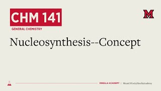 Nucleosynthesis in CH 2Atoms Ions and Molecules [upl. by Irvin398]