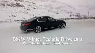 BMW Winter Technic Drive 2015 at Rettenbachgletscher Sölden Tirol Austria [upl. by Adam]