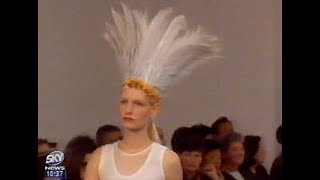 Helmut Lang Spring Summer 1998 Fashion TV Liz Tilberis [upl. by Dunn]