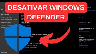 Como DESLIGAR o WINDOWS DEFENDER Tutorial [upl. by Charlot]