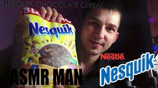 ASMR Nesquik Chocolate Cereal  Mukbang NO Talking [upl. by Notnroht881]