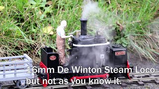 16mm De Winton Loco Live Steam Construction Details [upl. by Ramahs]