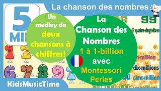 En 5 minutes La chanson des nombres La chanson des grands nombres toutpetits enfants montessori [upl. by Dominick]