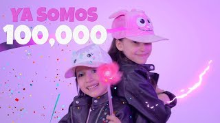 VIDEO YA SOMOS 100 MIL SUSCRIPTORES  CANCIONES INFANTILES PARA BAILAR  HISTORIAS PARA NIÑOS [upl. by Porcia]