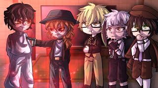 Bsd React To Future  Gacha React [upl. by Nyrat]