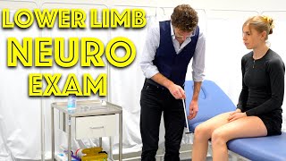 Lower Limb Neurological Examination  Clinical Skills  Dr Gill [upl. by Terrance]